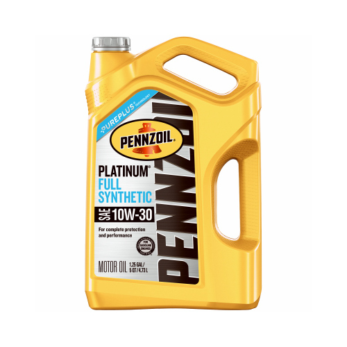 PENNZOIL 550046205-XCP3 Motor Oil Platinum 10W-30 Gasoline Synthetic 5 qt - pack of 3