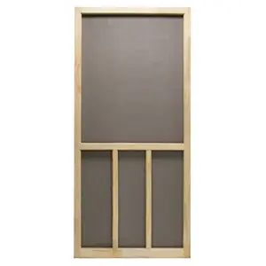 Precision 80-1/2 in. H X 36 in. W Aspen Natural Wood Wood Screen Door Precision 80-1/2 in. H X 36 in. W Aspen Natural Wood Wood Screen Door