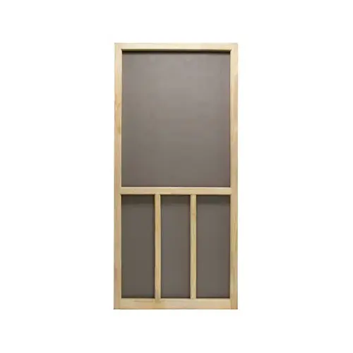 Screen Door 80-1/2" H X 36" W Aspen Natural Wood Wood Natural Wood