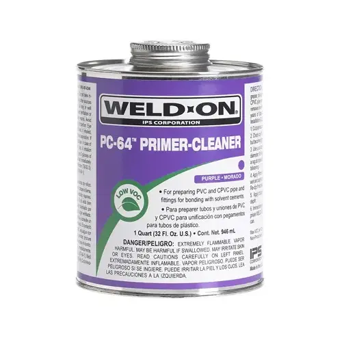 PVC Weld On Primer 1/2 Pint Purple