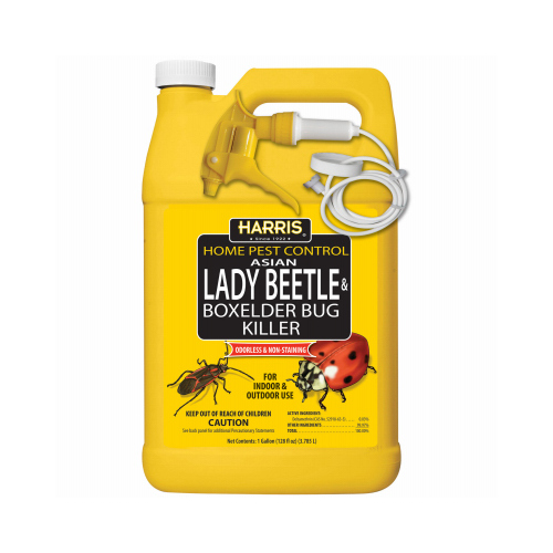 Beetle and Box Elder Bug Killer, Liquid, Spray Application, 128 oz
