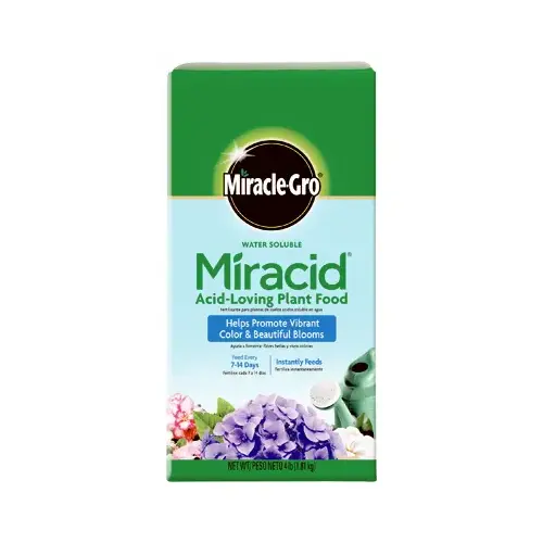 Miracid Acid Loving Plant Food, 4 lb Box, Solid, 30-10-10 N-P-K Ratio Pantone Blue