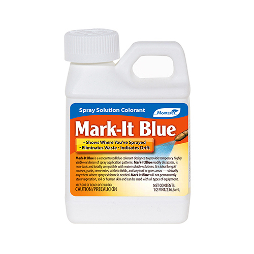 Monterey LG1130 Application Spray Colorant Mark-It Blue Grass & Weed Concentrate 1/2 pt