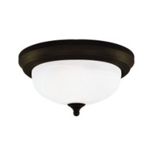 Flush Mount Ceiling Fixture, 2-Lamp, Oil-Rubbed Bronze Fixture