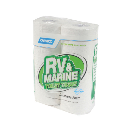 Camco 40275 RV and Marine Toilet Tissue TST White