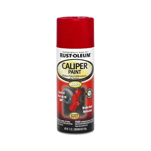 AUTOMOTIVE Automotive Caliper Spray Paint, Red, 12 oz, Aerosol Can