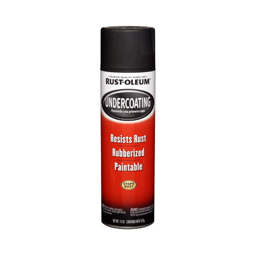 AUTOMOTIVE Automotive Rubberized Undercoat, Black, 15 oz, Aerosol Can - pack of 6