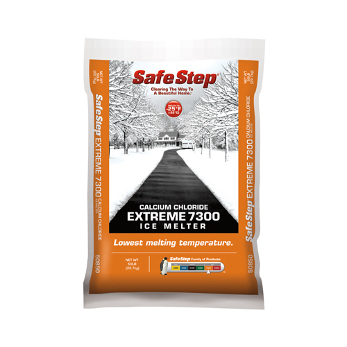 Extreme 7300 50850 Ice Melter, Pellet, White, 50 lb Bag