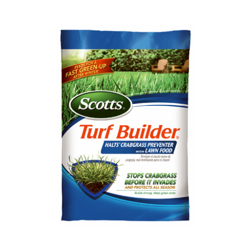 Turf Builder Crabgrass Preventer with Lawn Food, 13.35 lb Bag, Solid, 30-0-4 N-P-K Ratio