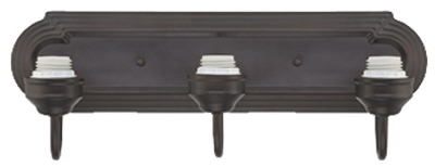 Westinghouse 6300600 Wall Sconce 3-Light Oil Rubbed Bronze Gray Oil Rubbed Bronze