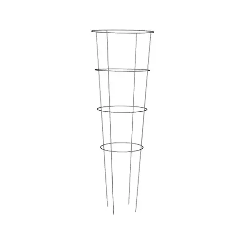 54 In. Galvanized Heavy-Duty Wire Tomato Cage Gray