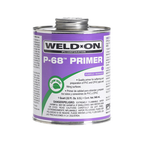 Primer P-68 Purple For CPVC/PVC 8 oz Purple