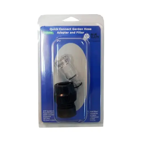 AR Blue Clean PW909103K-R 3/4 Pressure Washer Quick Connect Socket Kit with Filter