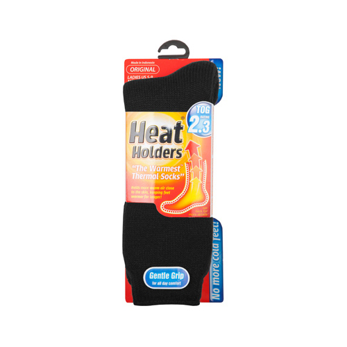 Heat Holders LHHORGBLK Thermal Socks Women's Black Black