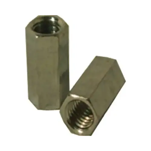 Steel Coupling Nut, Coarse Thread, 5/8 In. -11 Zinc-Plated