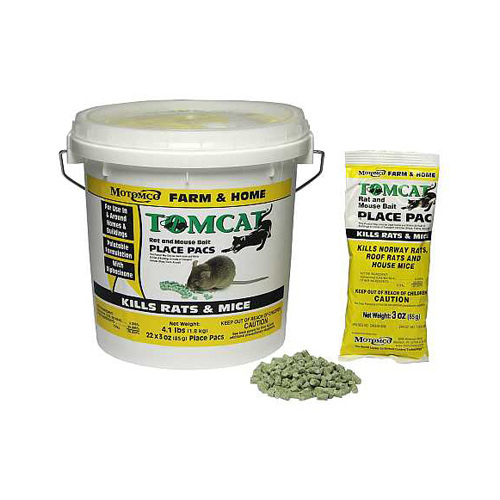 Motomco 32360 Bait Station Tomcat Toxic Pellets For Mice and Rats 4.1 lb