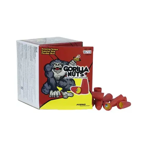 King Innovation 68210 Wire Connector Gorilla Nuts Insulated Red/Yellow Red/Yellow