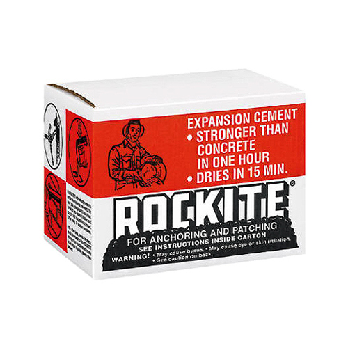 Rockite 10025 Expansion Cement, Powder, White, 25 lb Box