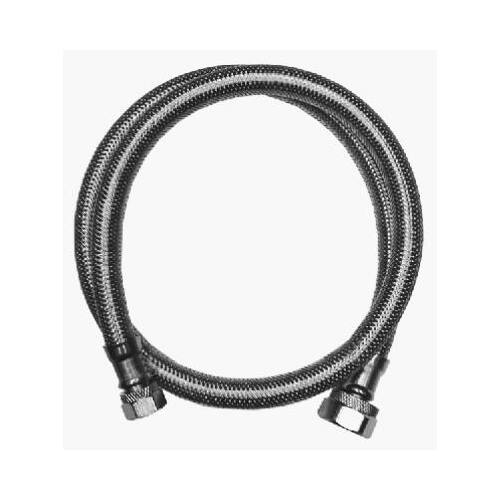 Homewerks 7223-30-38-2 Faucet Supply Line 3/8" Compression T X 1/2" D FIP 12" Braided Stainless Steel