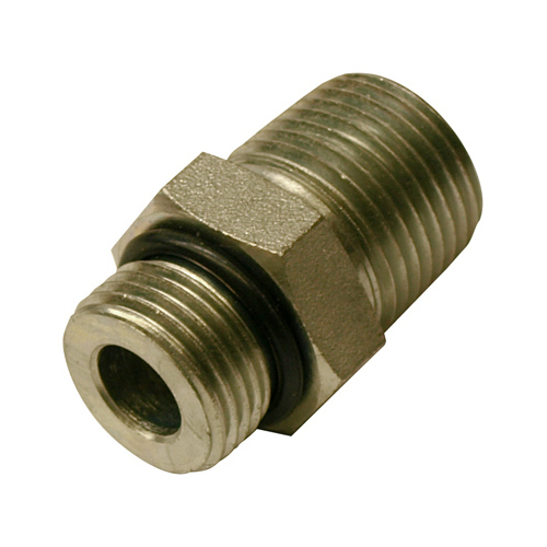 Apache 39038856 Hydraulic Adapter, 3/8-In. Male 0-Ring Boss x 3/8-In. MP