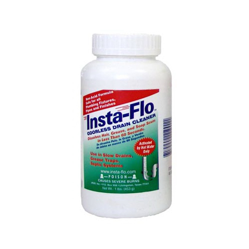 CLEANER DRAIN INSTA-FLO 1LB - pack of 12