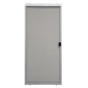 Precision 80 in. H X 30 in. W Breezeway Gray Steel Adjustable Sliding Screen Door Precision 80 in. H X 30 in. W Breezeway Gray Steel Adjustable Sliding Screen Door