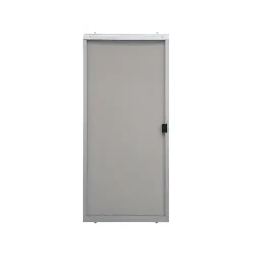 PRECISION 3700GR4068 Adjustable Sliding Screen Door 80-3/4" H X 48" W Breezeway Gray Steel Gray