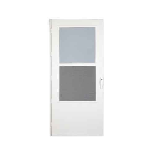 Storm Door, 32 in W, 81 in H, White