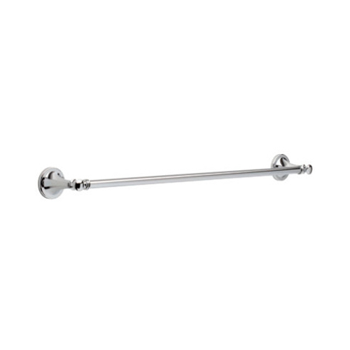 Delta 132886 Towel Bar Silverton Polish Chrome 24" L Die Cast Zinc Polish Chrome