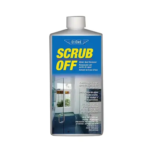 Ettore 30161 Glass and Surface Cleaner Scrub Off No Scent 16 oz Liquid