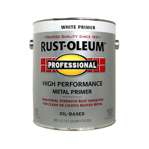 Clean Metal Primer, Flat, White, 1 gal, Pail