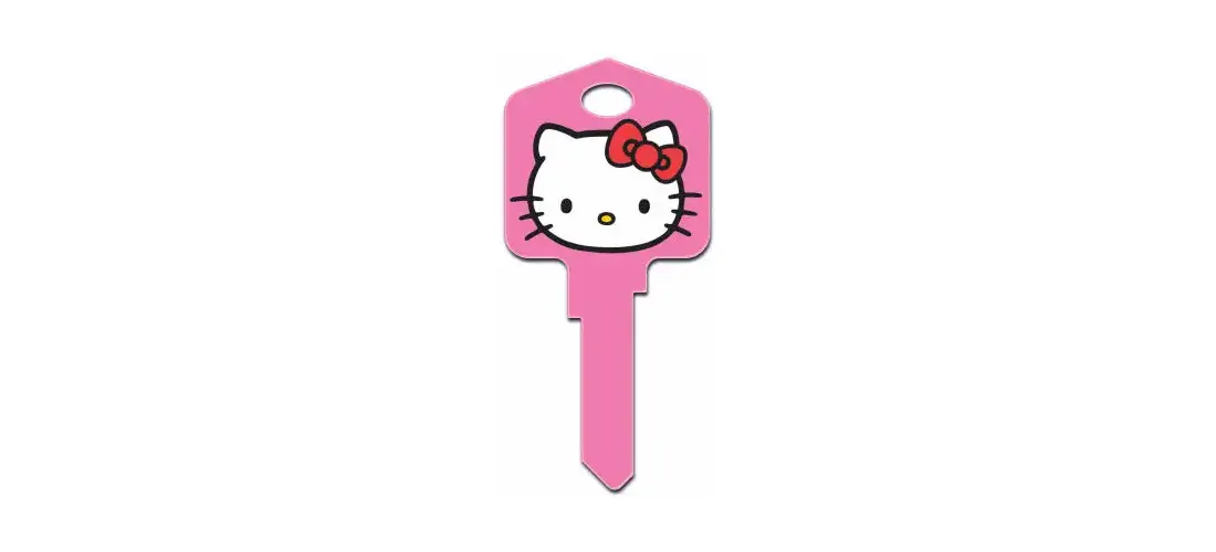 Hillman 87668-XCP5 Key Blank Hello Kitty House/Office 68 SC1