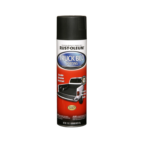 Rust-Oleum 248914-XCP6 Truck Bed Coating Automotive Flat/Matte Black 15 ...