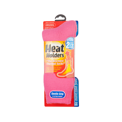 Heat Holders LHHORGPNK Thermal Socks Women's Pink Pink