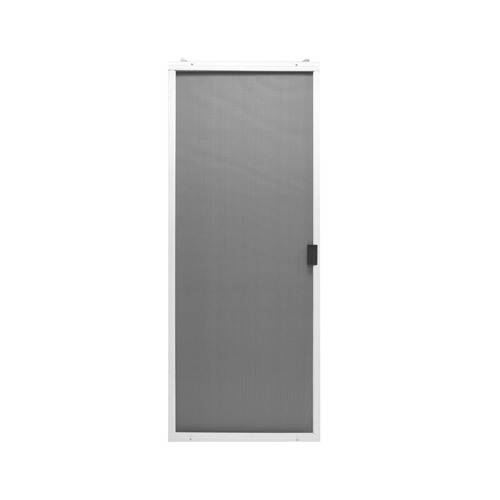 Adjustable Sliding Screen Door 80-3/4" H X 48" W Breezeway White Steel White