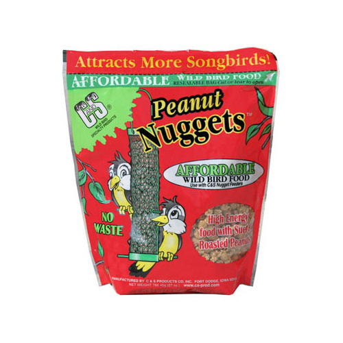 Nuggets Bird Food, High-Energy, Peanut Flavor, 27 oz Bag - pack of 6