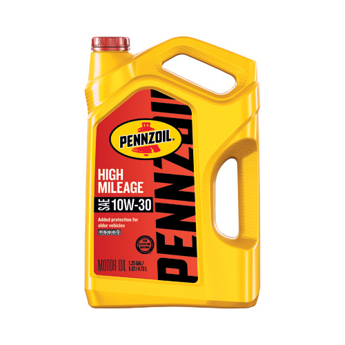 Motor Oil High Mileage 10W-30 Gasoline Conventional 5 qt - pack of 3