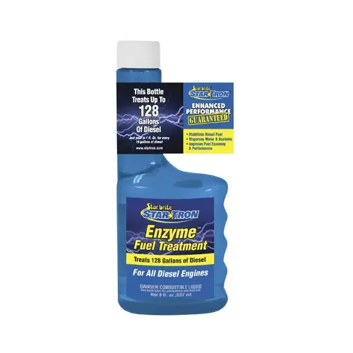 Star Brite 14408 Star Tron Enzyme Fuel Treatment, 8 oz Bottle Clear