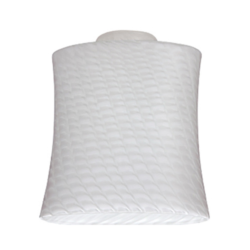 Light Shade, Slightly Flared, Glass, White - pack of 4