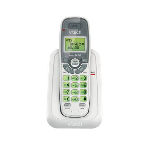 Vtech CS6114 Telephone DECT 6.0 1 Handle Digital Cordless White White