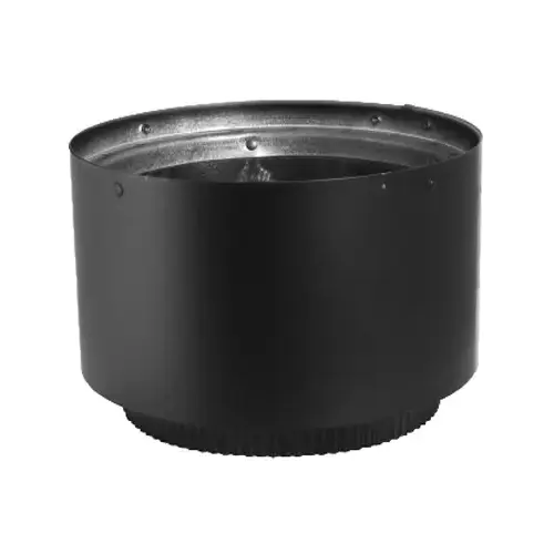 DuraVent 6DVL-AD Adapter Section DVL Adjustable 6" D Steel Black