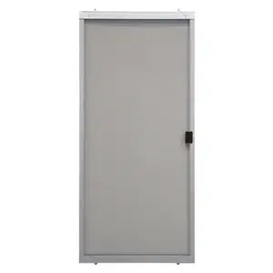 Precision 79 in. H X 30 in. W Breezeway White Steel Adjustable Sliding Screen Door Precision 79 in. H X 30 in. W Breezeway White Steel Adjustable Sliding Screen Door