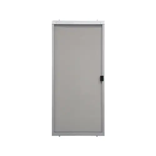 PRECISION 3700WH2668 Adjustable Sliding Screen Door 79" H X 30" W Breezeway White Steel White