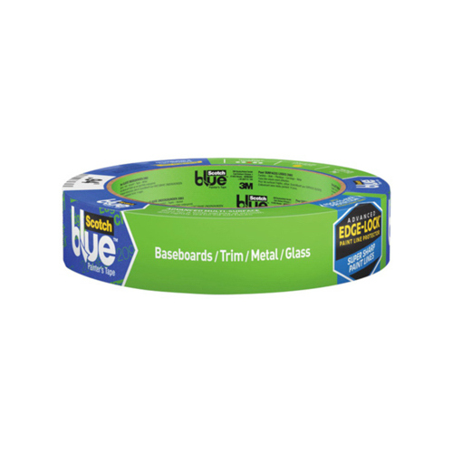 2093EL-24E Painter's Tape, 60 yd L, 0.94 in W, Smooth Crepe Paper Backing, Blue