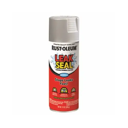 LeakSeal Flexible Sealer, Aluminum, 12 oz, Aerosol Can