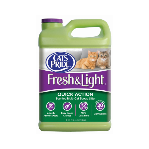 Cat's Pride C47815C60 Cat Litter Fresh & Light Fresh and Clean Scent 15 lb