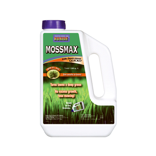 Lawn Moss Killer, Granular, Brown, 6 lb Jug