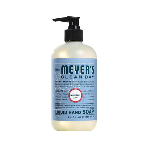 Mrs. Meyer's 17484 Hand Soap, Liquid, Bluebell, 12.5 oz Bottle