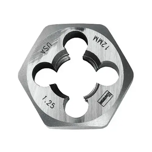 Metric Die, M12-1.25 Thread, Fine Thread, Right Hand Thread, HCS