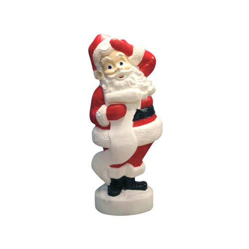 Christmas Decoration Red/White Santa Blow Mold Red/White